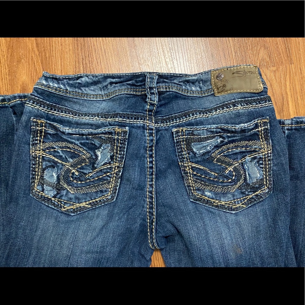 Silver jeans